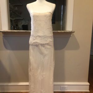 Ralph Lauren beaded top and ankle length skirt